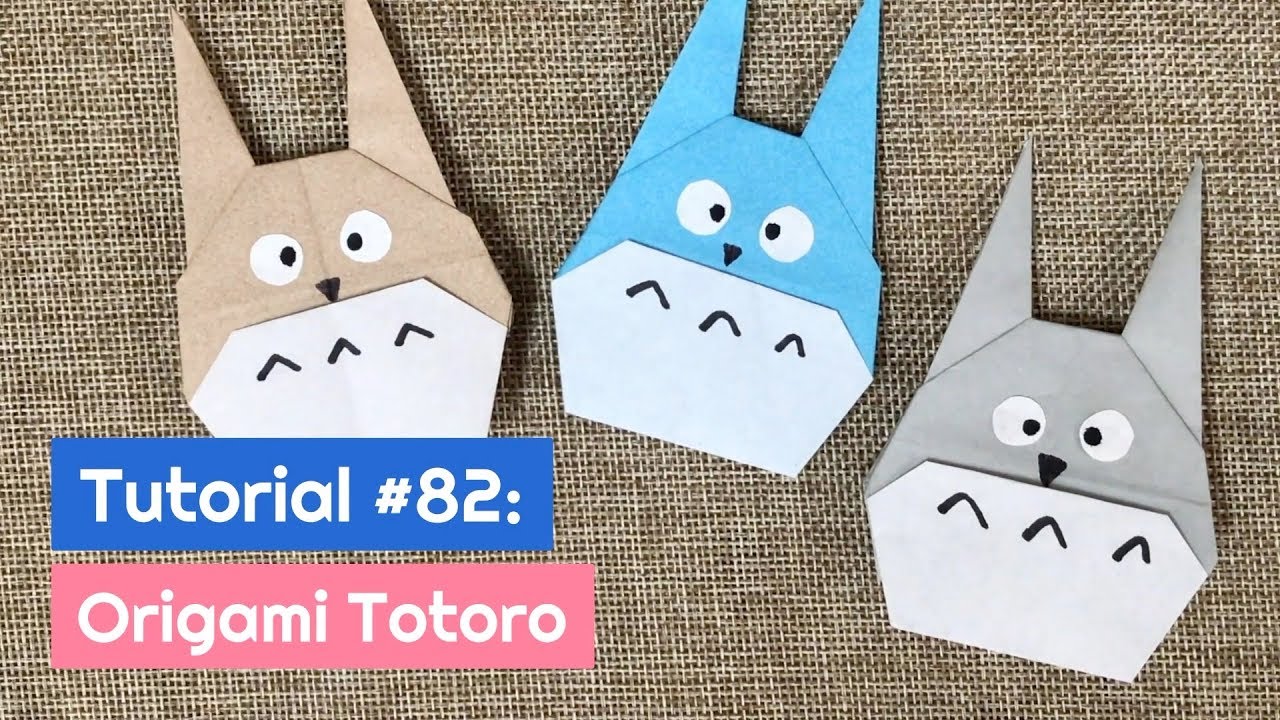 How to DIY Origami Totoro? The Idea King Tutorial 82 YouTube
