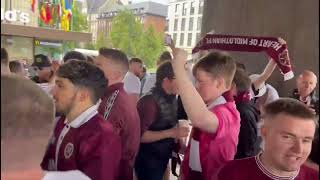 The Gorgie in Norway Rosenborg v Hearts We've got a rapid Costa Rican.
