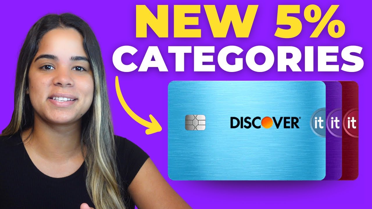 Discover It Cash Back Card NEW 5 Cash Back Categories 2023 YouTube