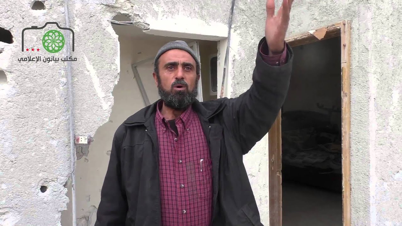 ريف حلب بيانون اثار الدمار جراء القصف العنيف الذي استهداف البلدة 26 11 2014 جـ1