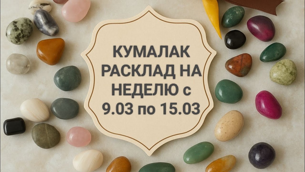 РАСКЛАД КУМАЛАКА НА НЕДЕЛЮ с 9 .03.по 15.03.2026год@
