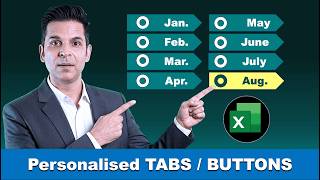 Create Your Customised Tabs / Buttons in Excel (No VBA)