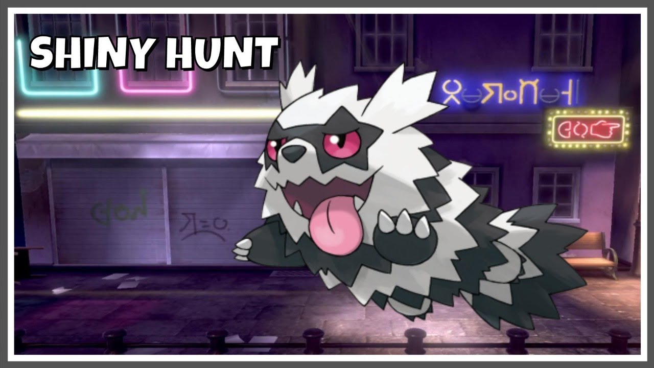 Pokemon Shield Shiny Hunting Zigzagoon! YouTube