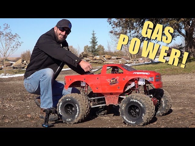 MAN and his MONSTER TRUCK RiDE AGAIN! 49cc GAS POWER ENGINE | RC ADVENTURES