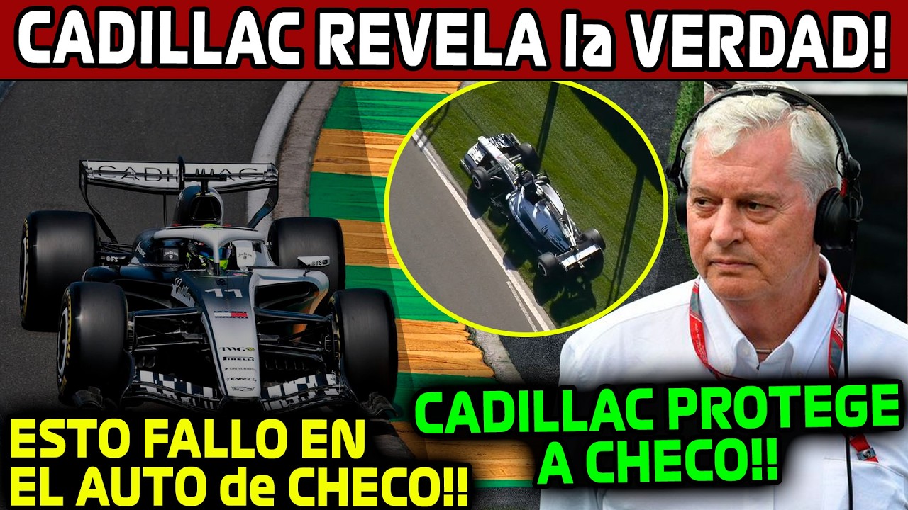 REVELAN la VERDAD!! LO QUE REALMENTE FALLO en EL CADILLAC de CHECO!! GP AUSTRALIA F1 2026