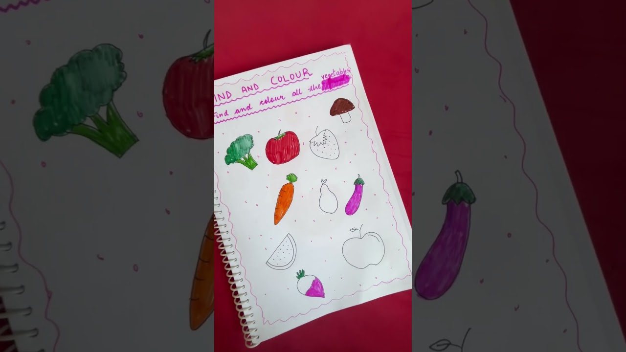 Fruits and vegetables worksheet