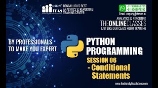 Session 06 | Python Programming | Conditional Statements Wealth