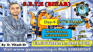 🔴LIVE_DAY_09 |Industrial Automation| Electronic Controller |Electrical_Engg 5th sem |Gyan Technical
