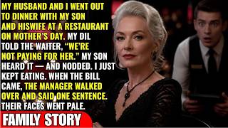 We're Not Paying for Her, My DIL Told the Waiter — When the Bill Came, Their Faces Went Pale 😱