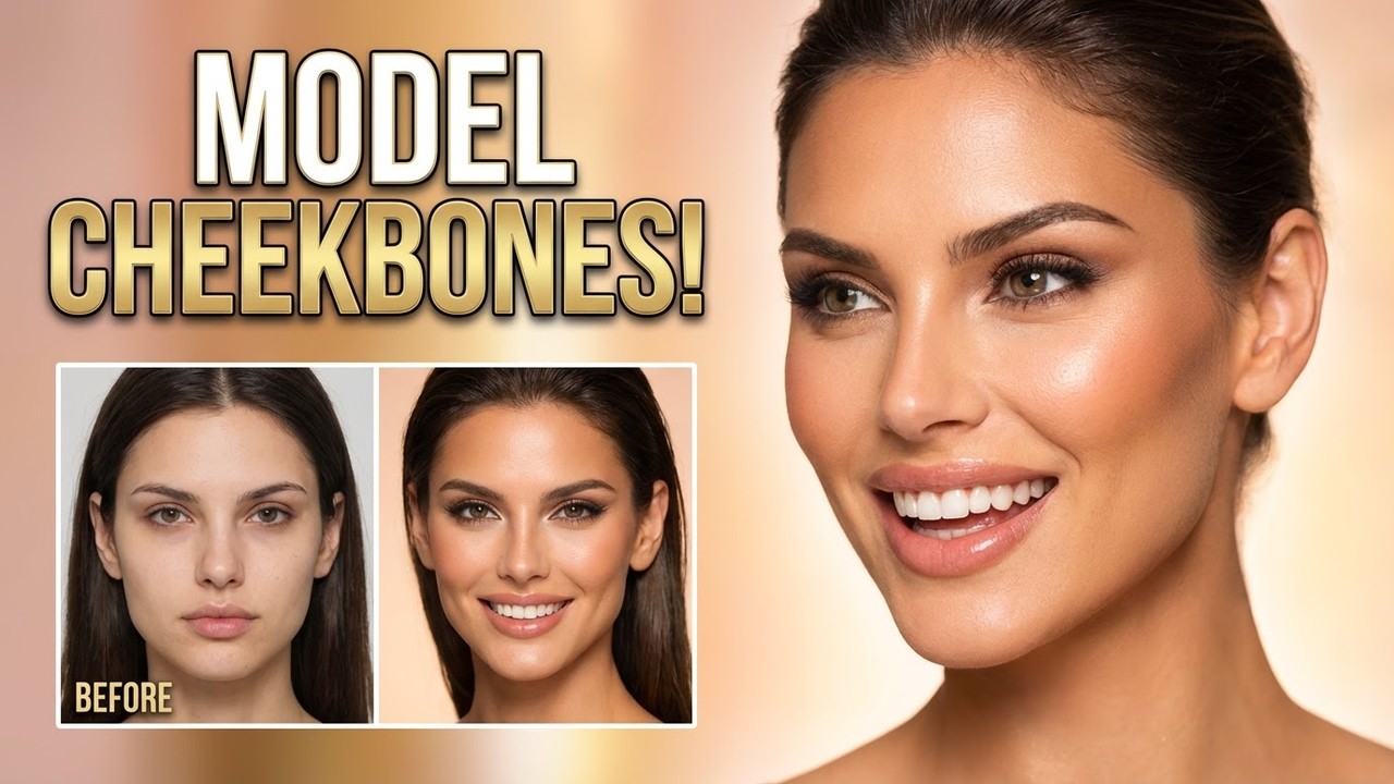 high cheekbones like top models symmetrical + lifted facial structure ...