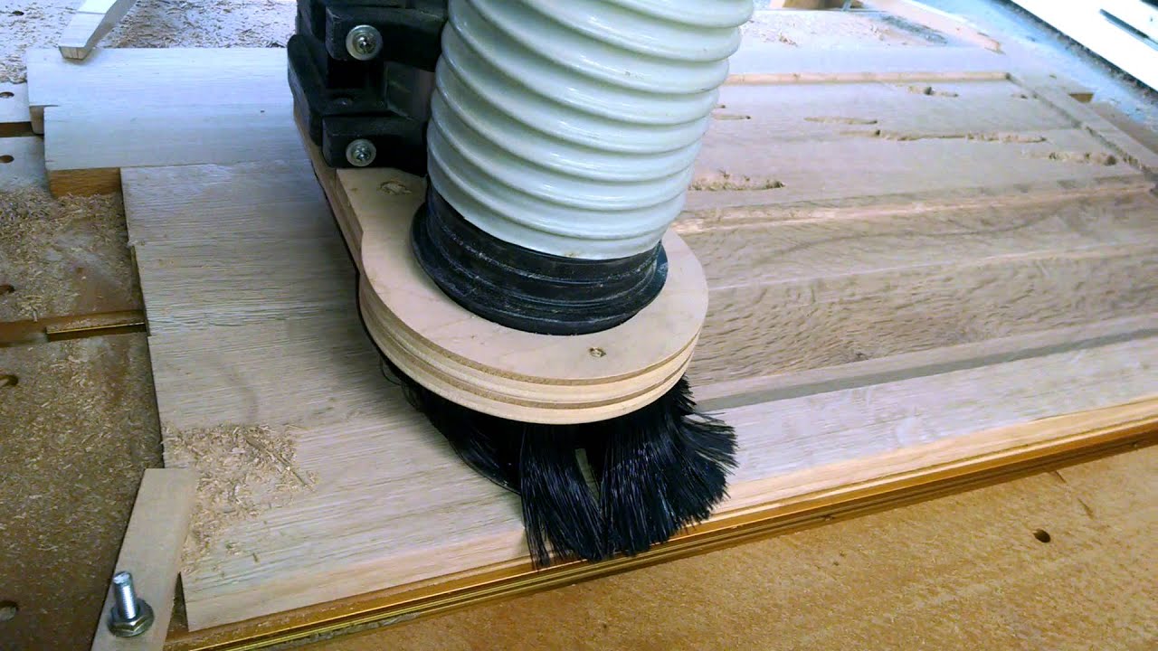 Cnc router white oak @ 300 ipm