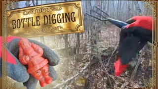 2026 Bottle Digging ~ Picking Around A Cellar Hole On An Old Homestead Site ~ Hires, Horne, Santa ©