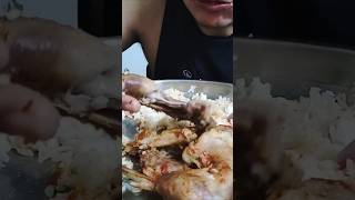 “Spicy local chicken + big appetite = perfect combo” #food #mukbang #viral