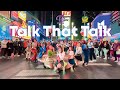 Kpop in public nyc  times square twice  talk that talk dance cover by offbrnd