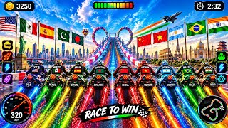 16 IMPOSSIBLE GT MOTO BIKE RACING 2026 - HARD BIKE RACING STUNTS 3D - ANDROID GAMEPLAY screenshot 3