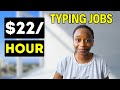 $800/Month: 4 Typing jobs for beginners worldwide | Transcription jobs