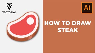 How to draw Steak in ADobe Illustrator
