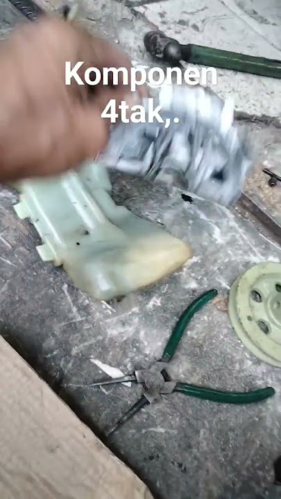 mesin potong rumput 4 tak,suara kasar dan tidak stabil,. #shortvideo  #automobile  #mechanic