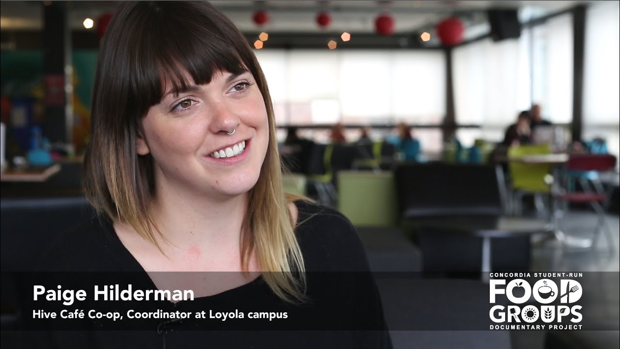 Paige Hilderman on how to get involved with the Hive Café concordia university jobs