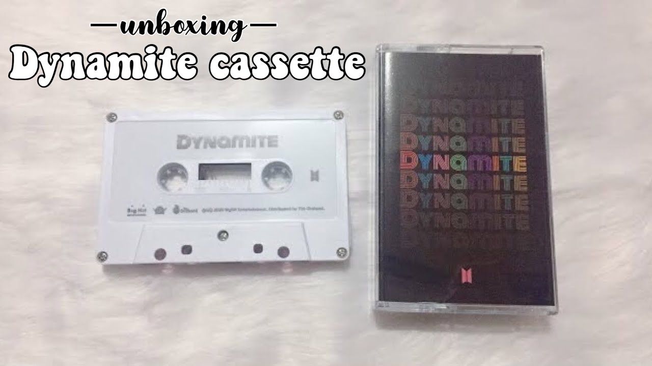 BTS DYNAMITE Limited Edition Cassette UNBOXING