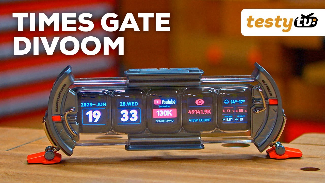 DIVOOM Times Gate - futuristic fully definable 5x LCD display 