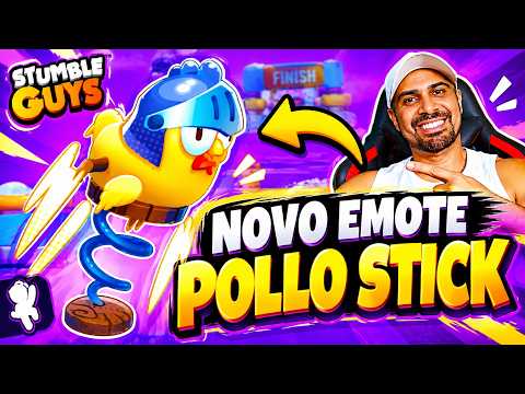 NOVO EMOTE POLLO STICK CHEGOU NO STUMBLE GUYS #wrgames #stumbleguys