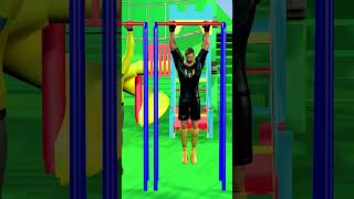 I Tried Every Character's Pull Up Technique #tutorial #fitness #shorts