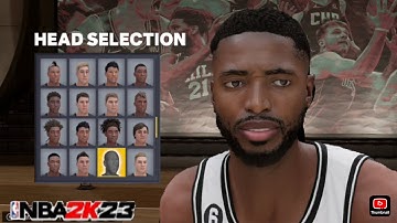 MIKAL BRIDGES NBA 2K23 NEXT GEN FACE CREATION
