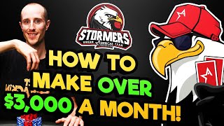 How You Can Make Over $3000 a Month Streaming Poker on Twitch // ACR Stormers Stream Team Review