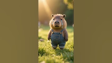 sao anh ăn trộm quả táo của capy #capybara #viral #shorts