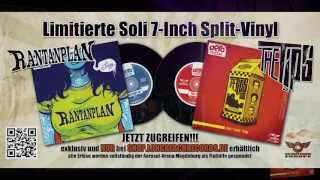 Aero-Social: RANTANPLAN / THE TiPS: 7 Inch Soli-Vinyl-Split Teaser (Official)