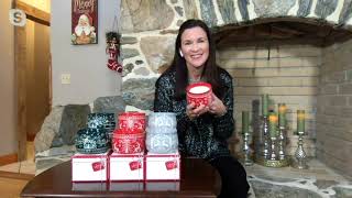 Lenox Set of 2 Christmas Scene Porcelain Candles 11.5 oz on QVC