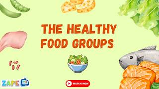 Healthy Food Song For Kids Learn The 5 Food Groups Zape Tv