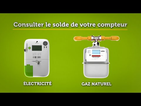 Consulter le solde de votre compteur