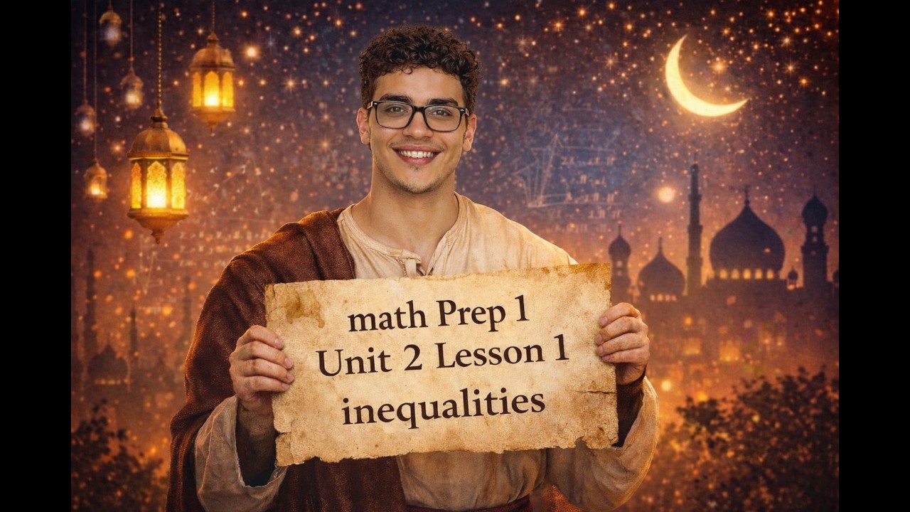 Inequalities | Prep 1 Math 2026 Unit 2 Lesson 1 حل المعاصر بطريقة سهلة