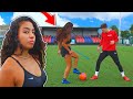 PRO WOMENS FOOTBALLER vs PRO MENS FOOTBALLER - Who Wins?