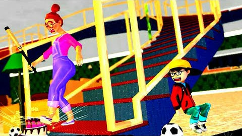 Playing New Scary Spooky Evil Teacher 3D: Full Gameplay