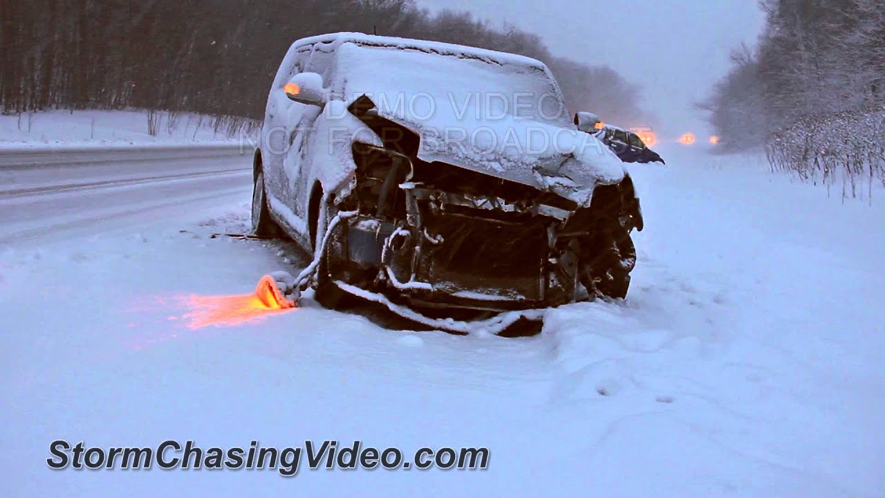 4/18/2013 Stearns County, MN Winter Storm B-Roll