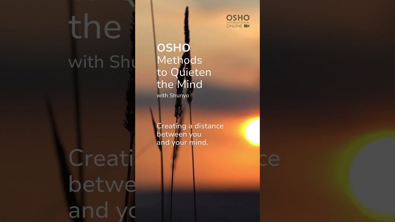 OSHO Switch off Your Mind! Methods to Quieten the Mind 