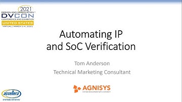 DVCon2021 Overview | Agnisys, Inc.