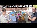 Eating the ULTIMATE Turkish Breakfast | Van Life Turkey
