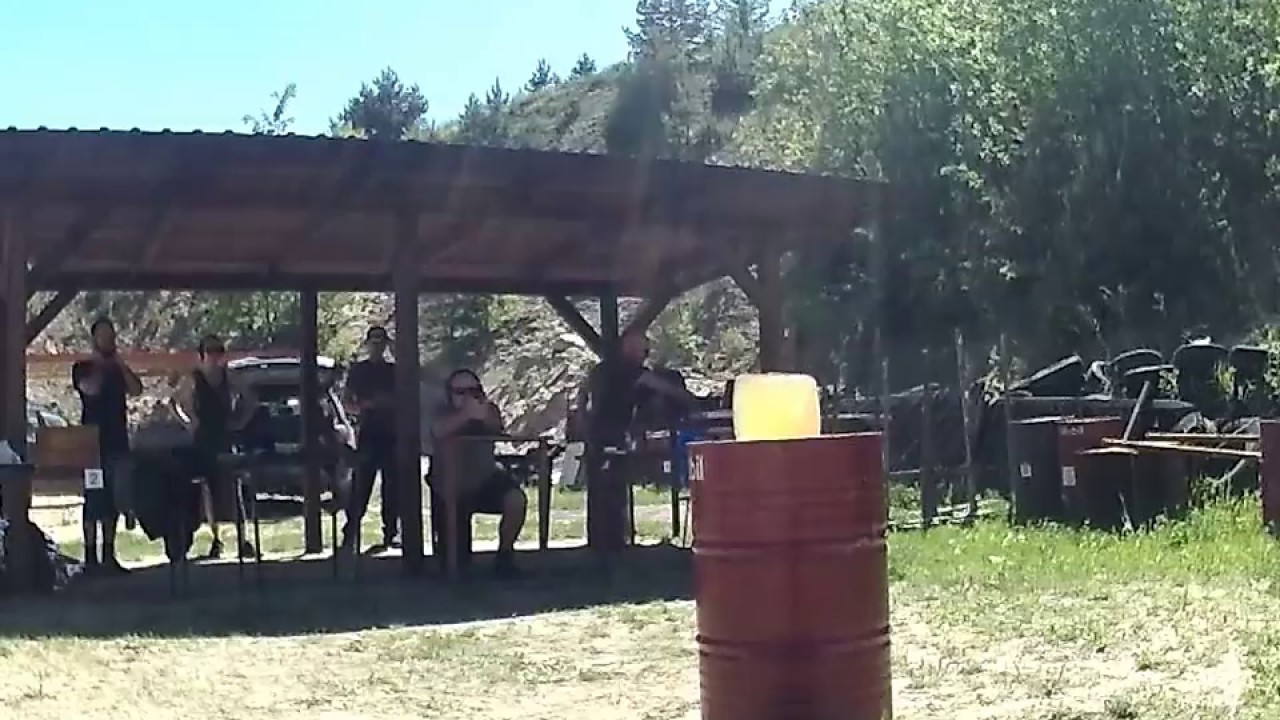 ballistic gel shooting 01 5m, pistols YouTube