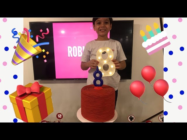 Festa Roblox - Aniversário de 8 Anos do Diogo #roblox #decoração