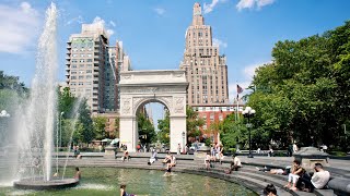 Washington Square Park | Manhattan | 4K Walk New York (August 2022)