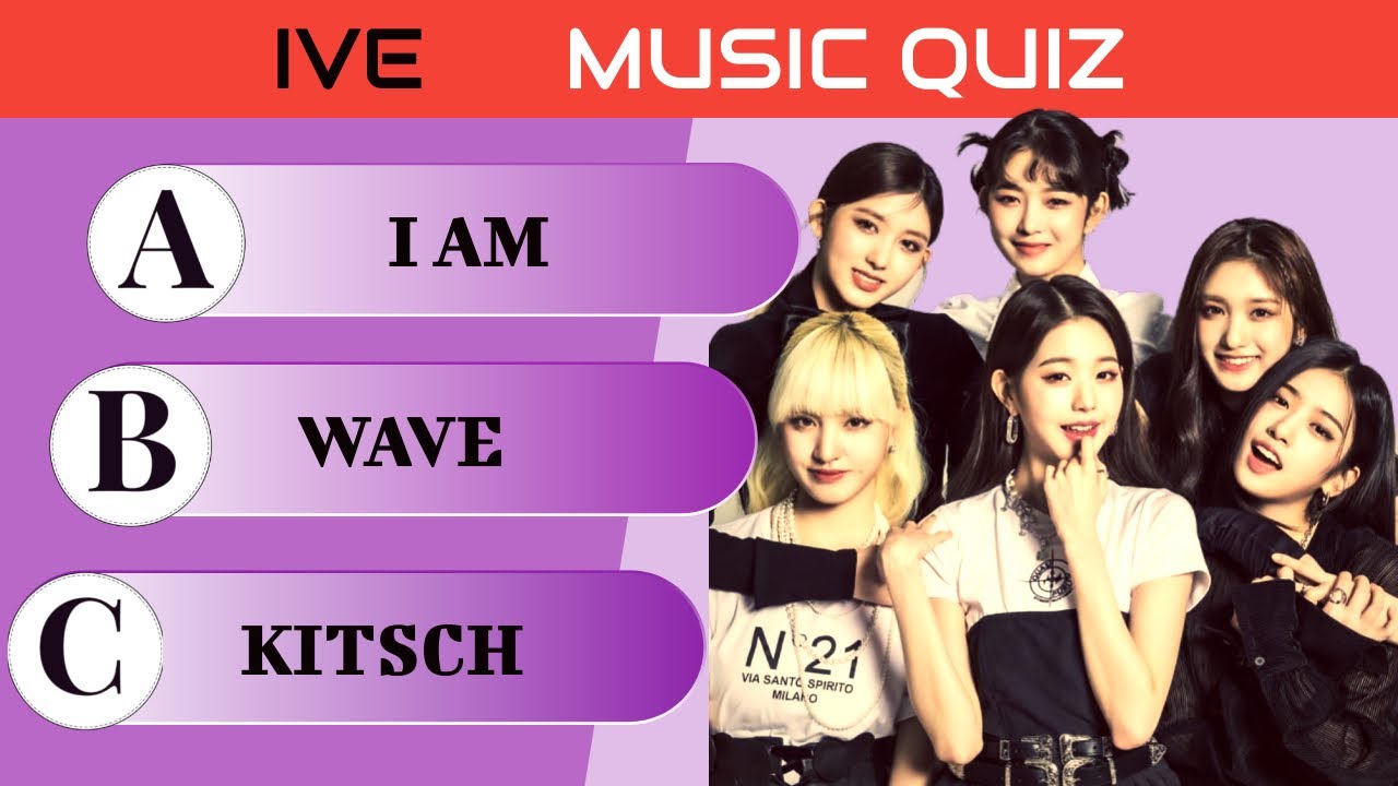 IVE MUSIC QUIZ | GUESS THE SONG | IVE I AM | IVE WAVE