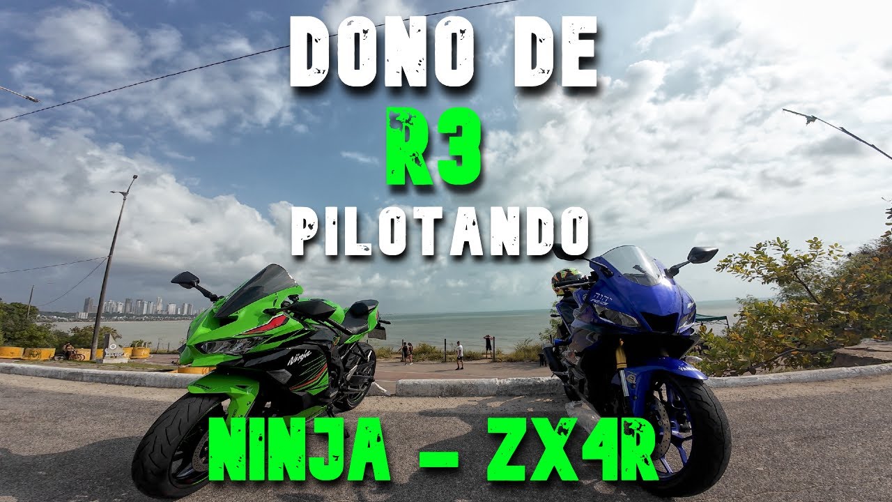 🚀 Piloto de Yamaha R3 Experimenta a Kawasaki Ninja ZX4R pela