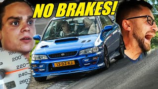 NO BRAKES!😱 MY FIRST CAR: Subaru Impreza GC8 // Nürburgring