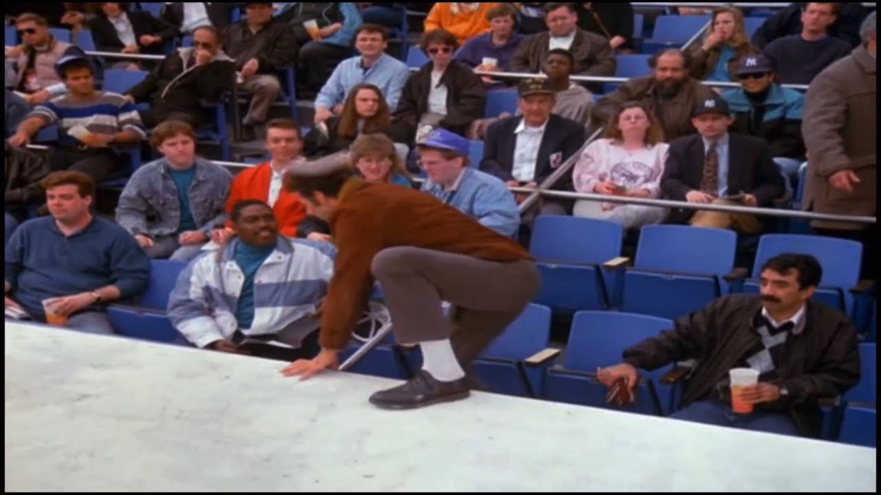 Novak Djokovic Hits Kramer In The Head With Tennis Ball (Seinfeld)