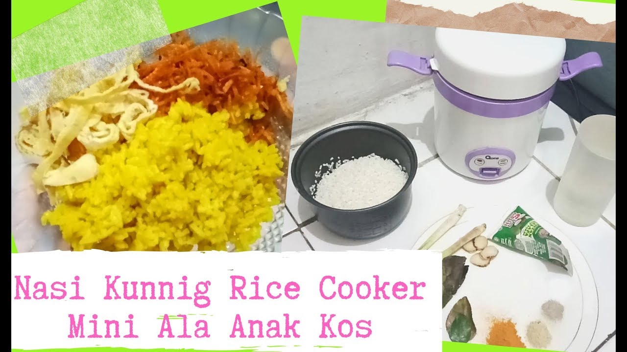 Memasak Tanpa Kompor #part16 I Nasi Kuning Rice Cooker Mini Ala Anak
