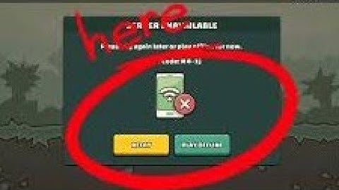 Mini militia match not starting problem/solution |check your internet connection then you chck